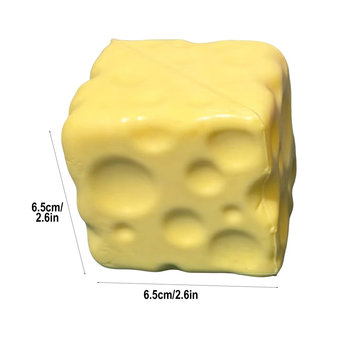 Clearance Cheese Squish Toys Cube Block, Squishies Fidget Toys for Kiddo Adults, Squeeze Stress Ball Toys for Stress Relief, Gift