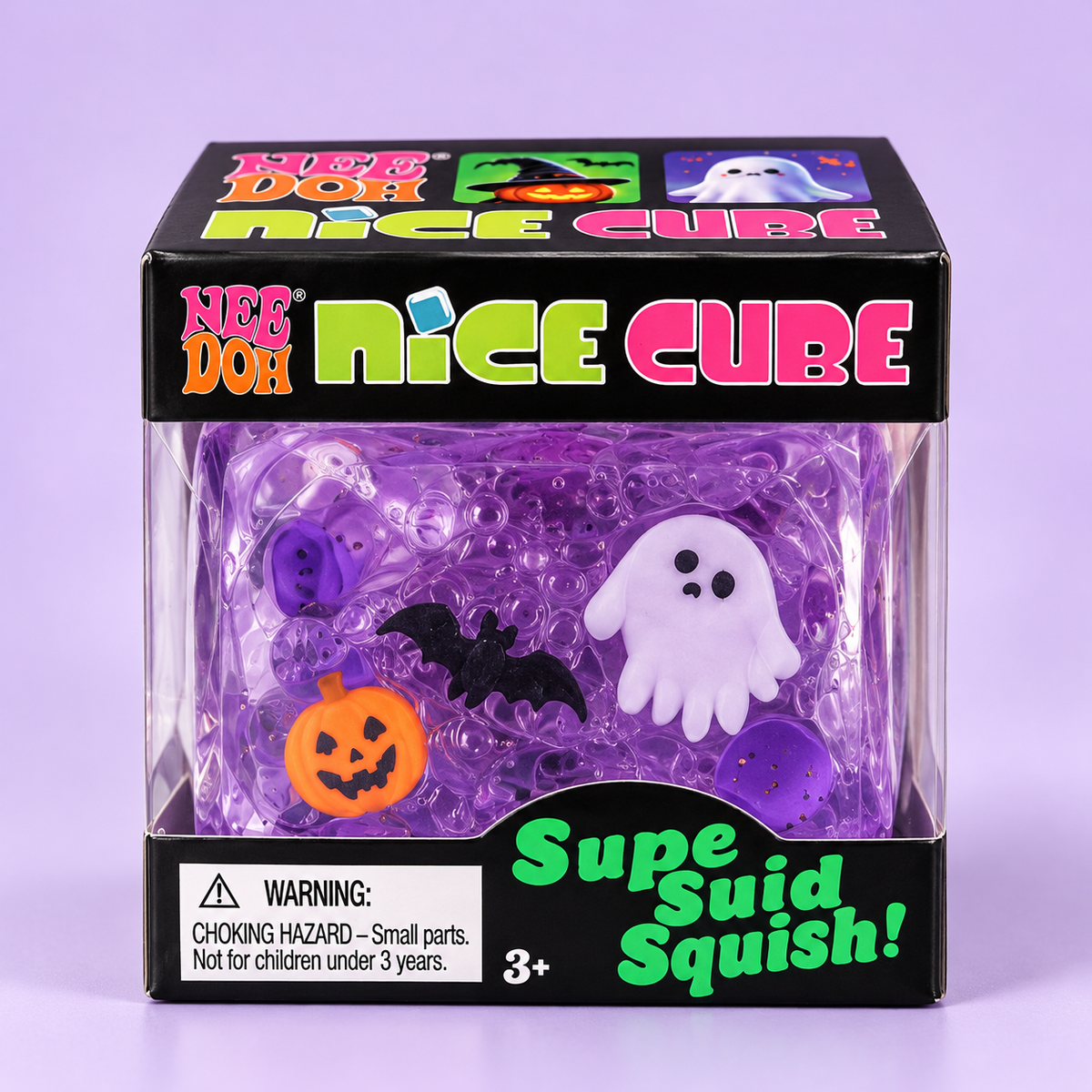 Nice Cube Halloween Squishy – Pumpkin & Ghost Designs