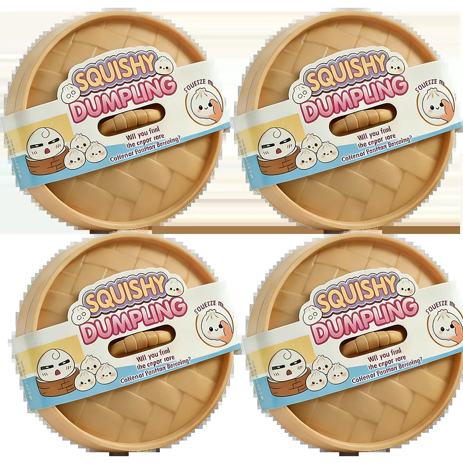 Colorful Flash Dumpling Squishes Stress Balls Reusable Low Rebound Decompression Toys Dough Ball Unique Home Decoration Gifts