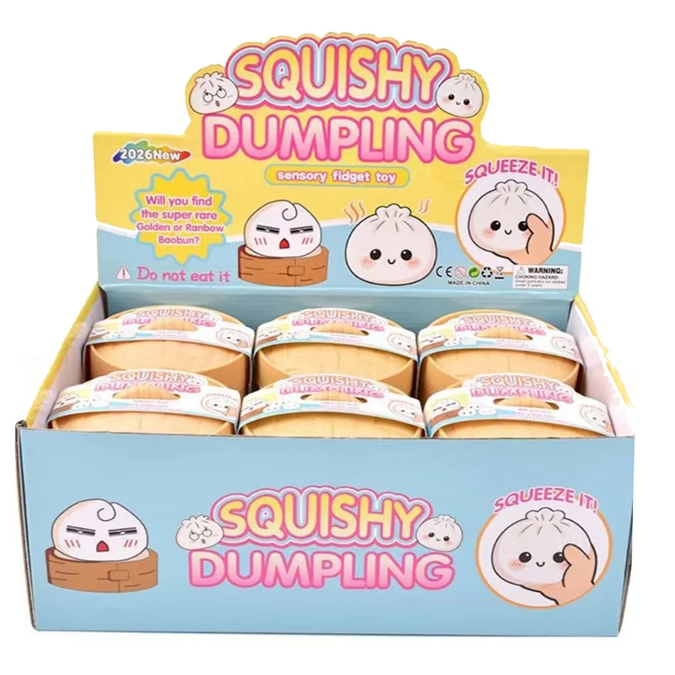 Colorful Flash Dumpling Squishes Stress Balls Reusable Low Rebound Decompression Toys Dough Ball Unique Home Decoration Gifts