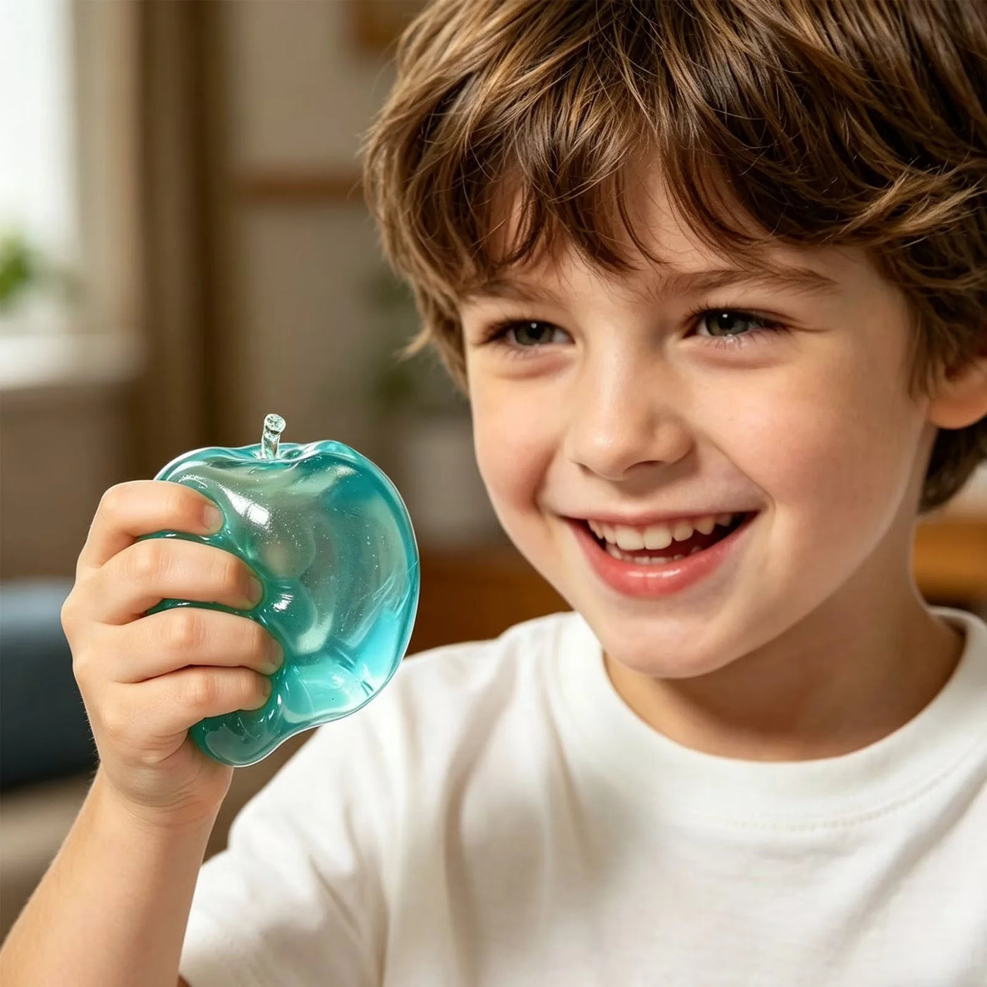 Apple Squish Toys, Blue Fruit Taba Squish Toys, Stress Balls, Gifts
